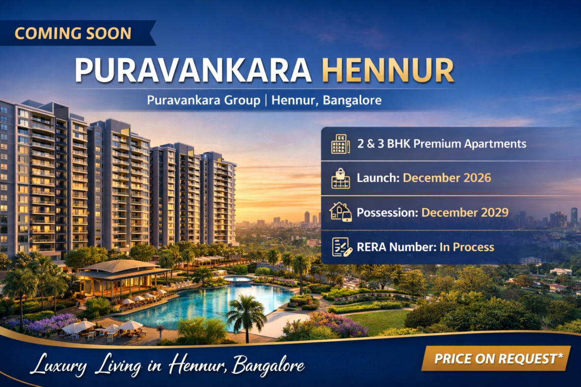 Upcoming Launch In Hennur Road Logo - PURVANKARA PROJECTS
